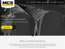 Tablet Screenshot of metalcuttingusa.com